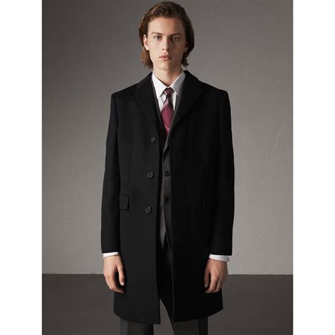 burberry wool cashmere tailored coat|Burberry cashmere coat men's.